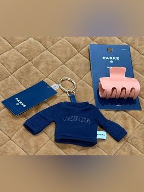 BUNDLE • Parke x Target • Hair claw clip • Keychain | Bag charm • NWT